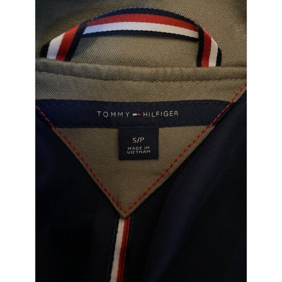 Tommy Hilfiger women's army green zip up bomber jacket snap pockets size small - Picture 8 of 9